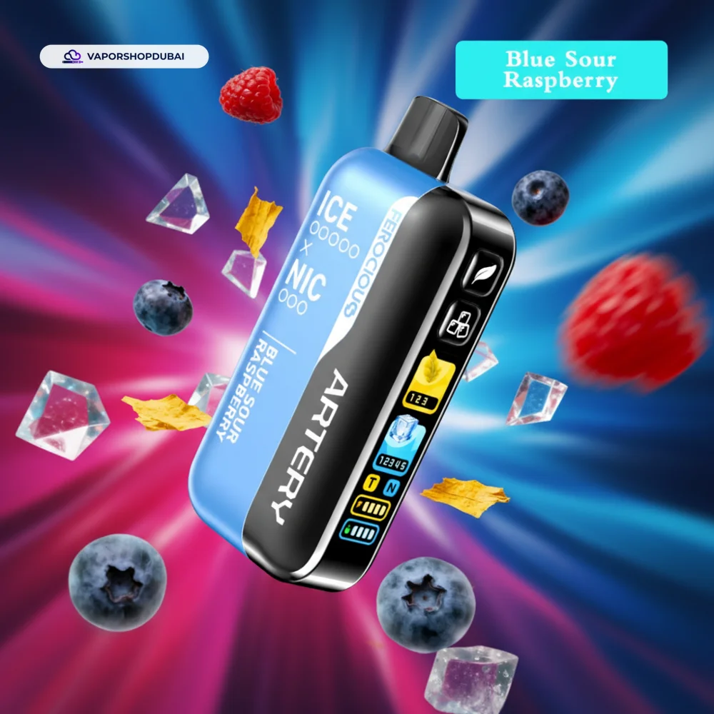 Artery Ferocious CL6 50000 Puffs NIC-ICE Edition in the UAE 21 blue-sour-raspberry