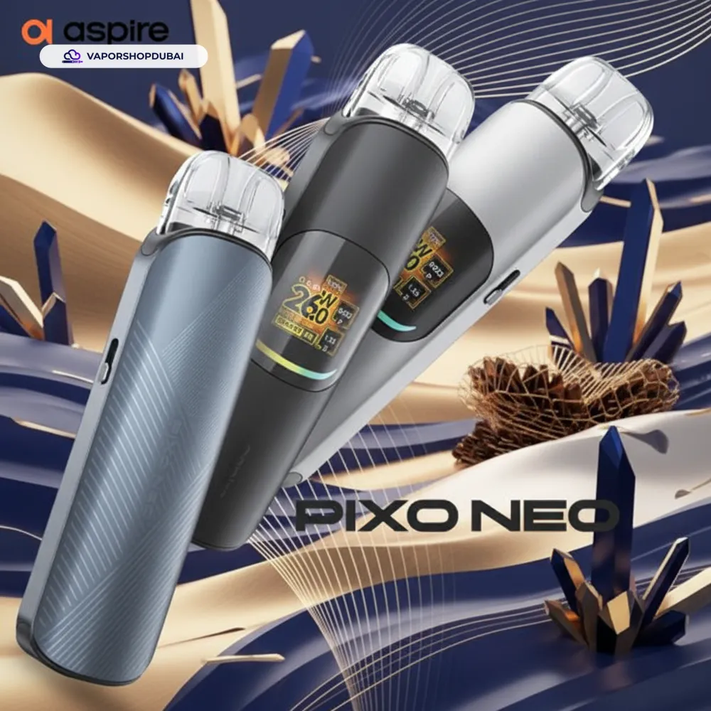 Aspire Pixo Neo Kit 1300mAh Vape Kit In UAE 3 Aspire Pixo Neo Kit 1300mAh In UAE