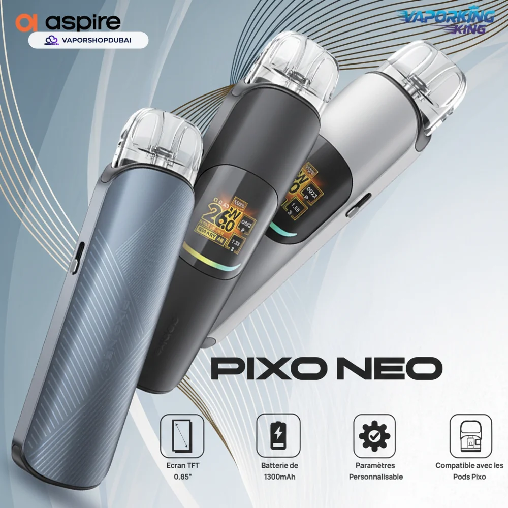 Aspire Pixo Neo Kit 1300mAh Vape Kit In UAE 1 Aspire Pixo Neo Kit 1300mAh In UAE