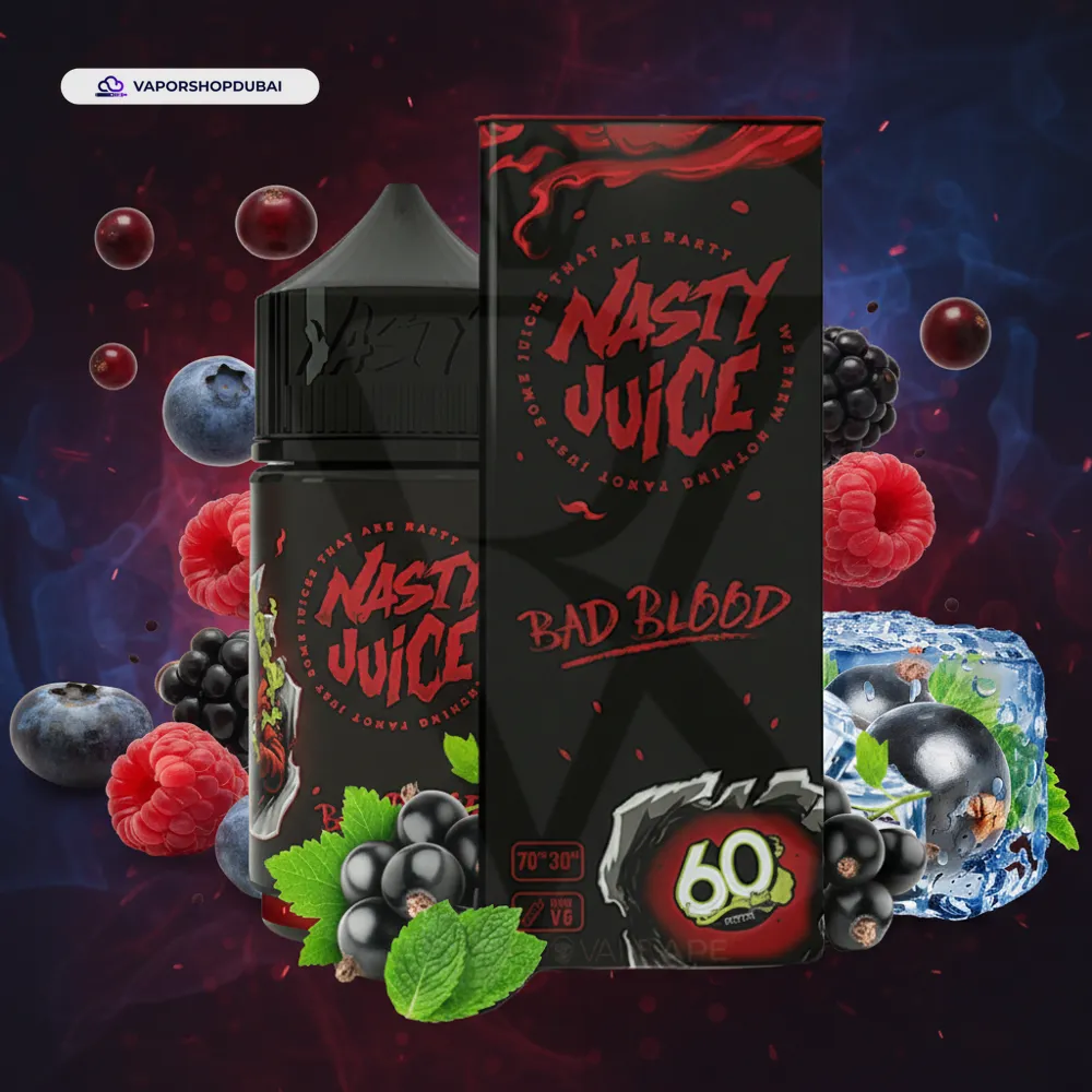 Bad Blood by Nasty Juice 60ml E-liquid 3mg In UAE 2 Bad Blood by Nasty Juice 60ml E Best Price Dubai