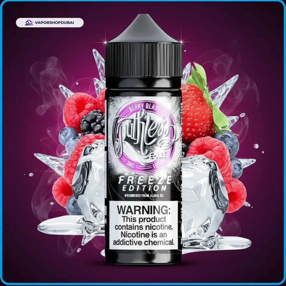 BERRY BLAST FREEZE EDITION BY RUTHLESS 120ML E-Liquid In UAE 1 BERRY BLAST FREEZE EDITION BY RUTHLESS 120ML
