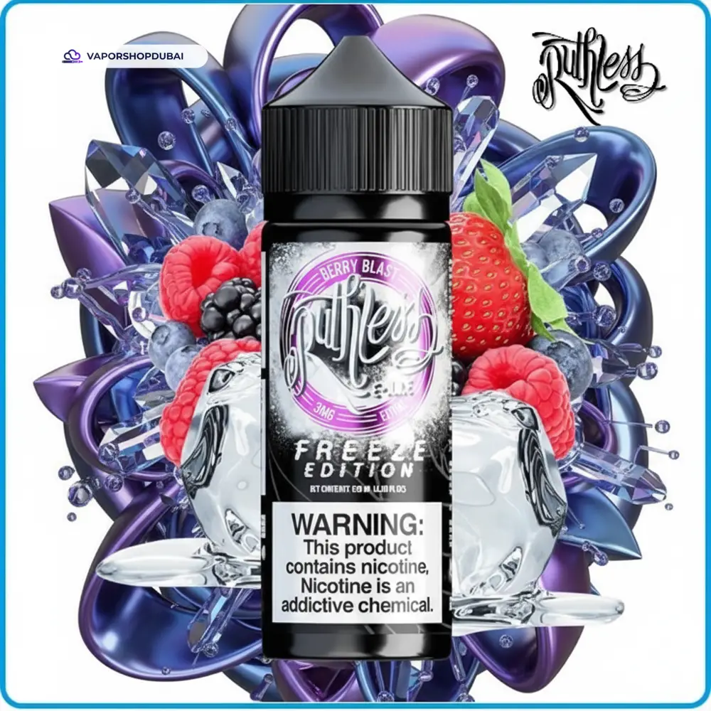 BERRY BLAST FREEZE EDITION BY RUTHLESS 120ML E-Liquid In UAE 2 Premium