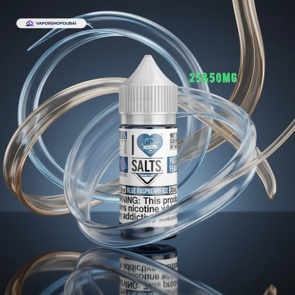 BLUE RASPBERRY ICE I Love Salts by Mad Hatter Juice E-Liquid In UAE 2 Premium