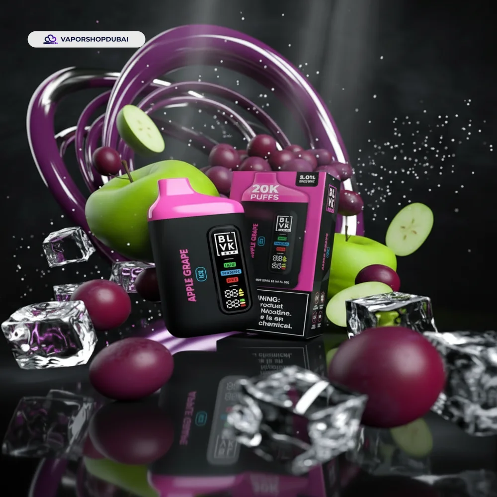 Blvk Bar 20000 Puffs Vape In UAE 29 apple-grape