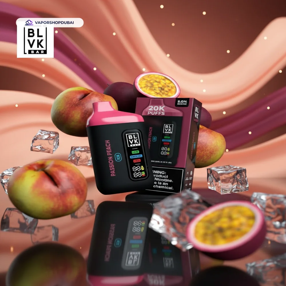 Blvk Bar 20000 Puffs Vape In UAE 36 passion-peach