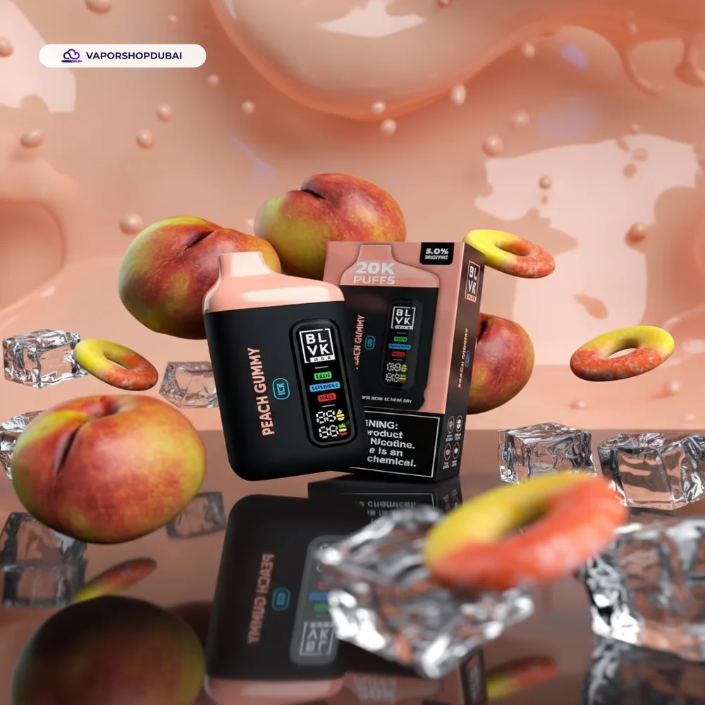 Blvk Bar 20000 Puffs Vape In UAE 37 peach-gummy