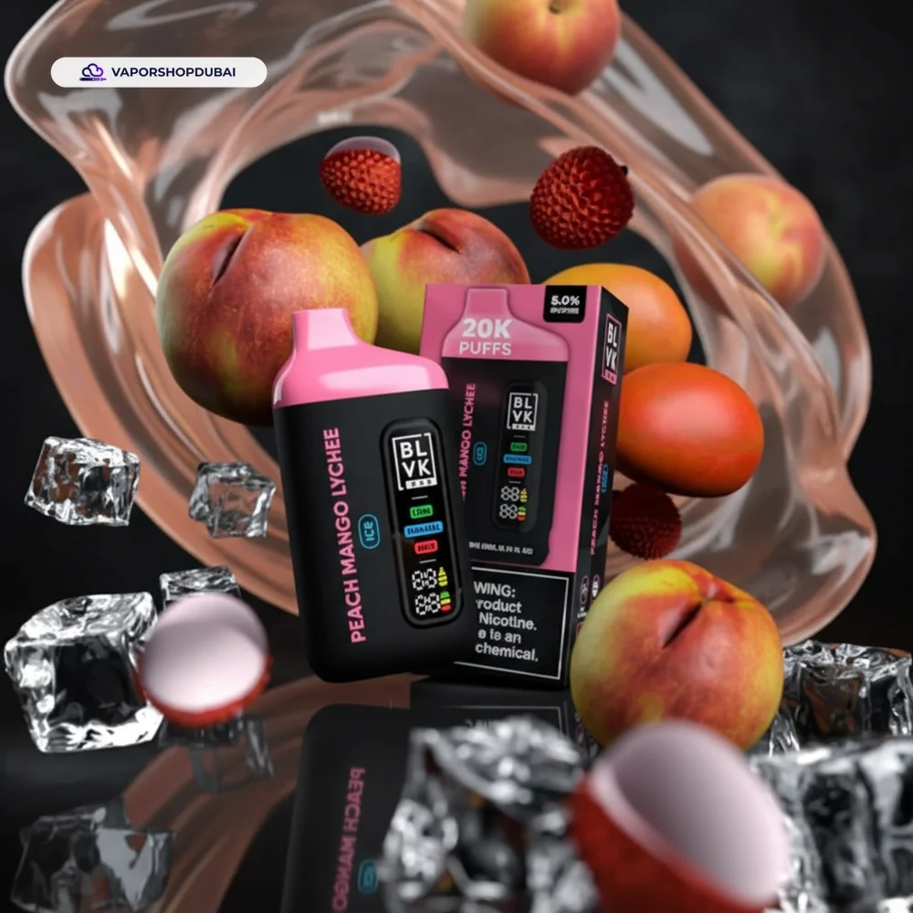 Blvk Bar 20000 Puffs Vape In UAE 38 peach-mango-lychee