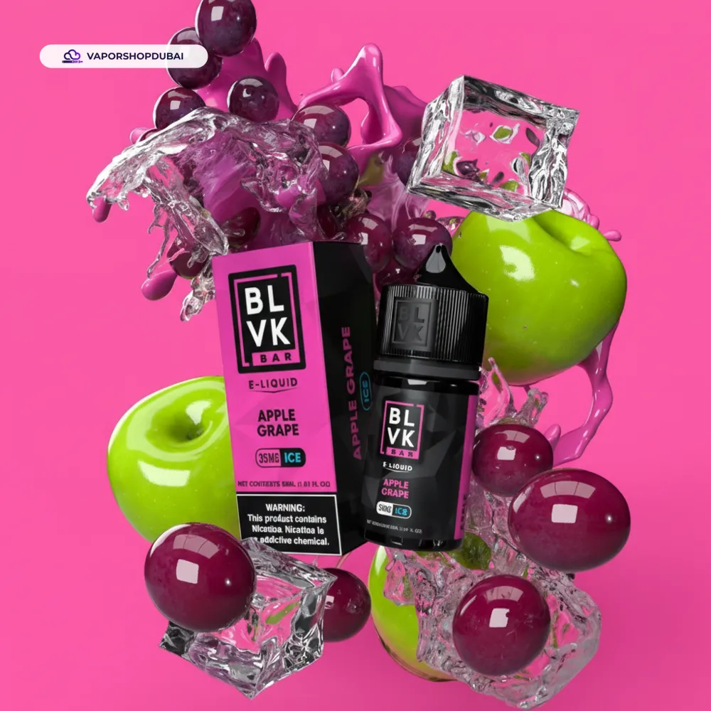 Blvk Bar Saltnic 30ml E-liquid In UAE 33 apple-grape-ice