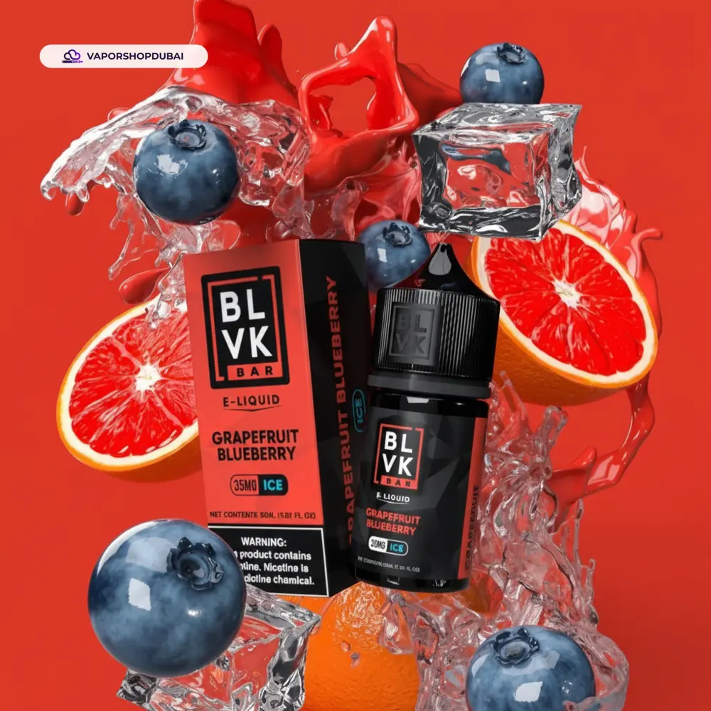 Blvk Bar Saltnic 30ml E-liquid 35mg and 50mg In UAE 38 grapefruit-blueberry-ice