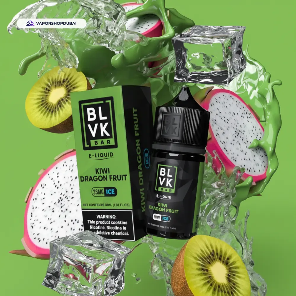 Blvk Bar Saltnic 30ml E-liquid 35mg and 50mg In UAE 41 kiwi-dragon-fruit-ice