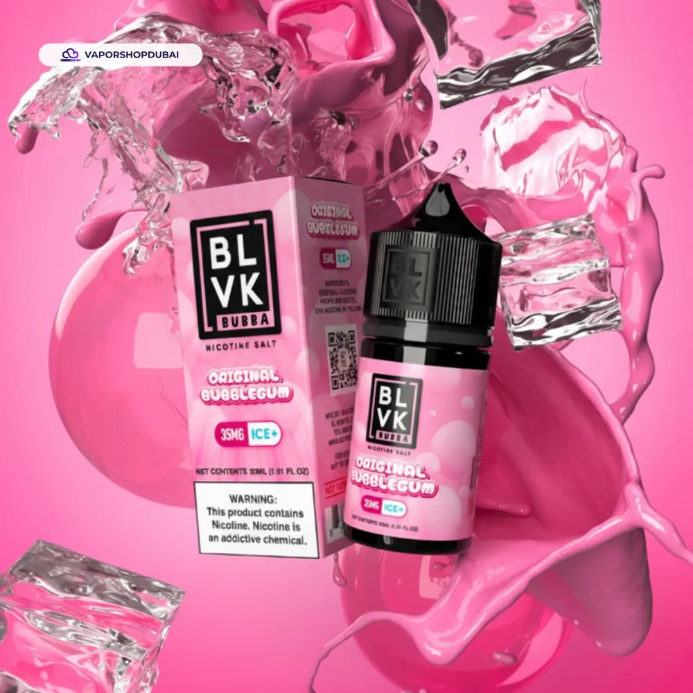 BLVK Bubba Ice Saltnic 30ml E-JUICE E-Liquid In UAE 15 original-bubblegum