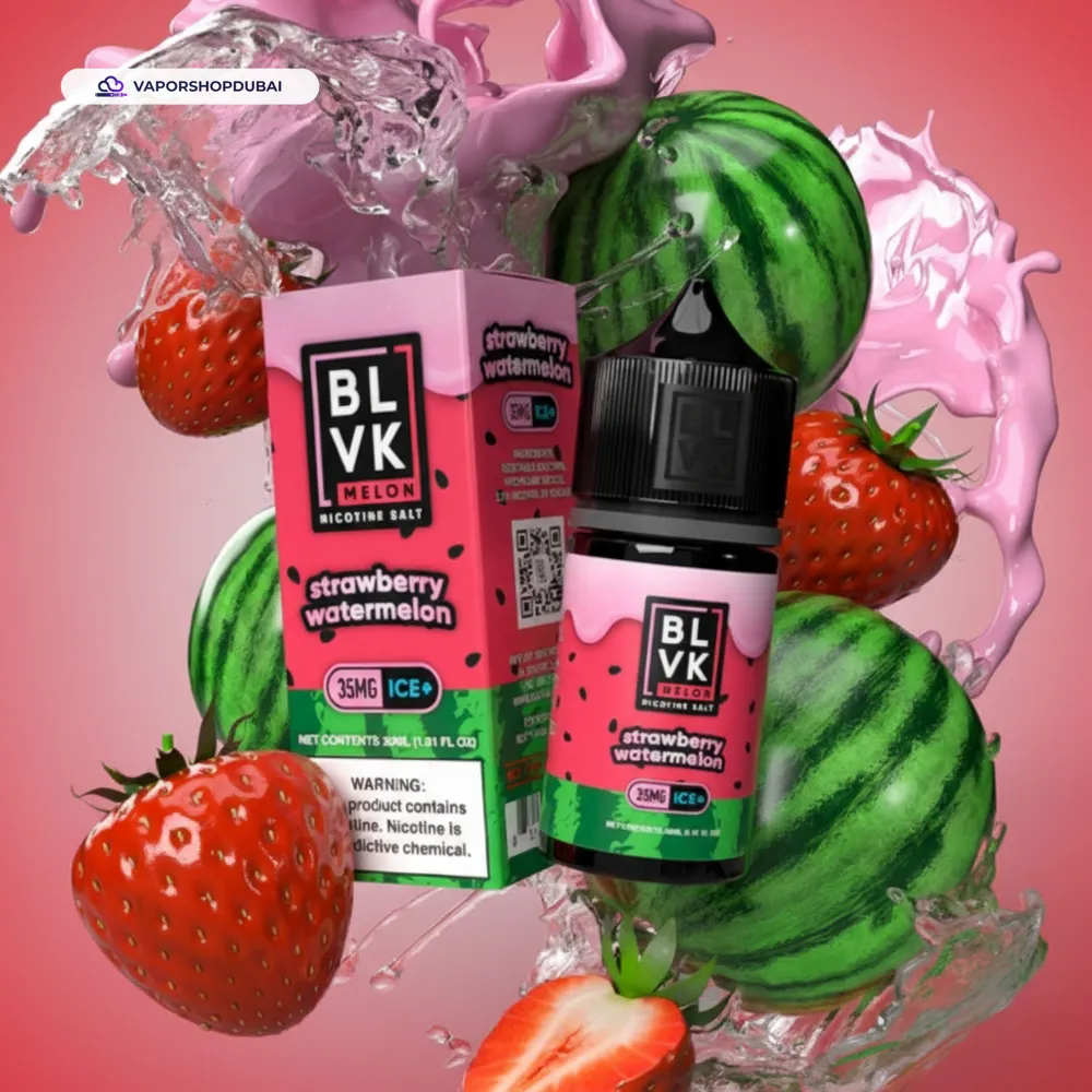 BLVK Melon Saltnic Ice 30ml E-Liquid In UAE 2 BLVK Melon Saltnic Ice 30ml in UAE