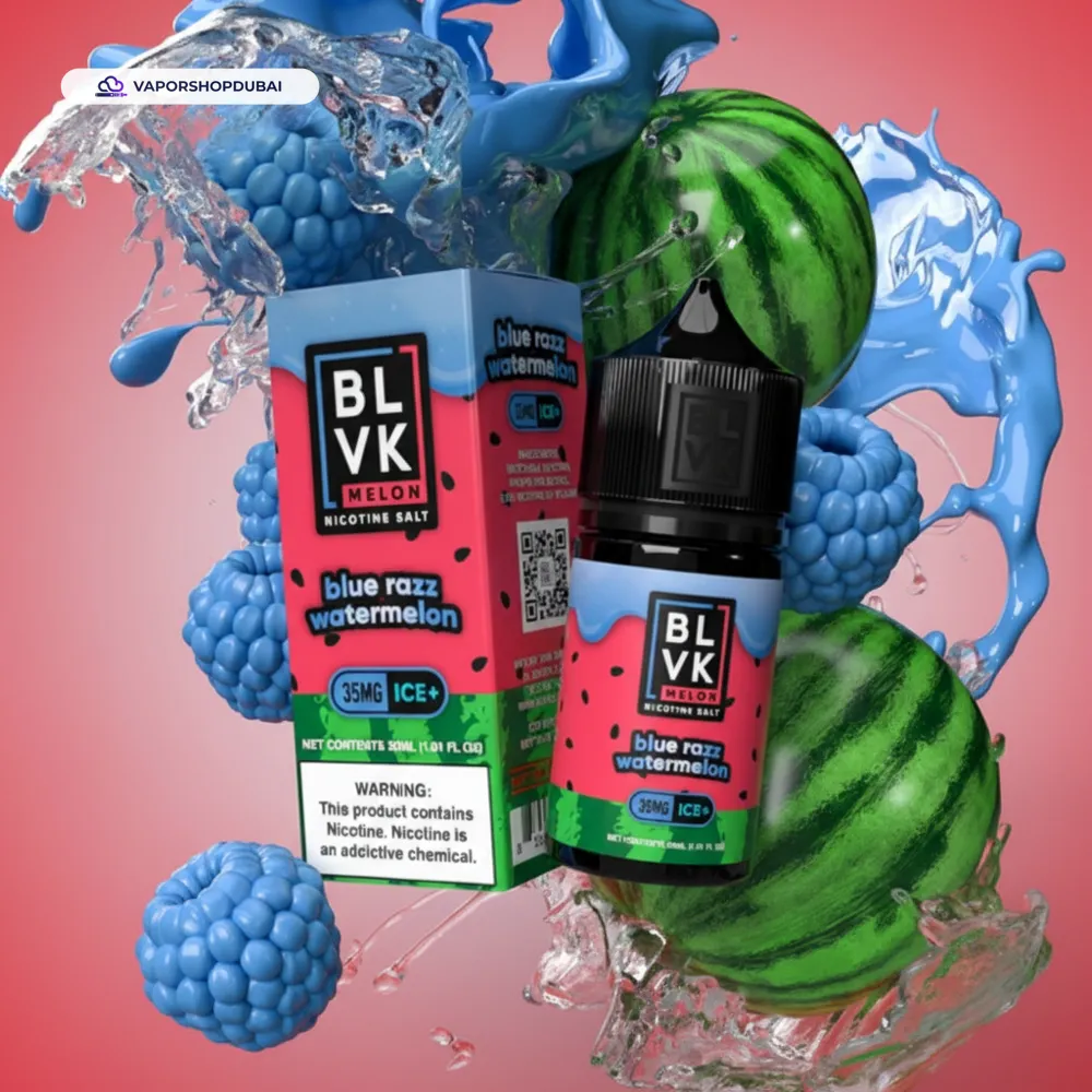 BLVK Melon Saltnic Ice 30ml E-Liquid In UAE 6 BLVK Melon Saltnic Ice 30ml in UAE