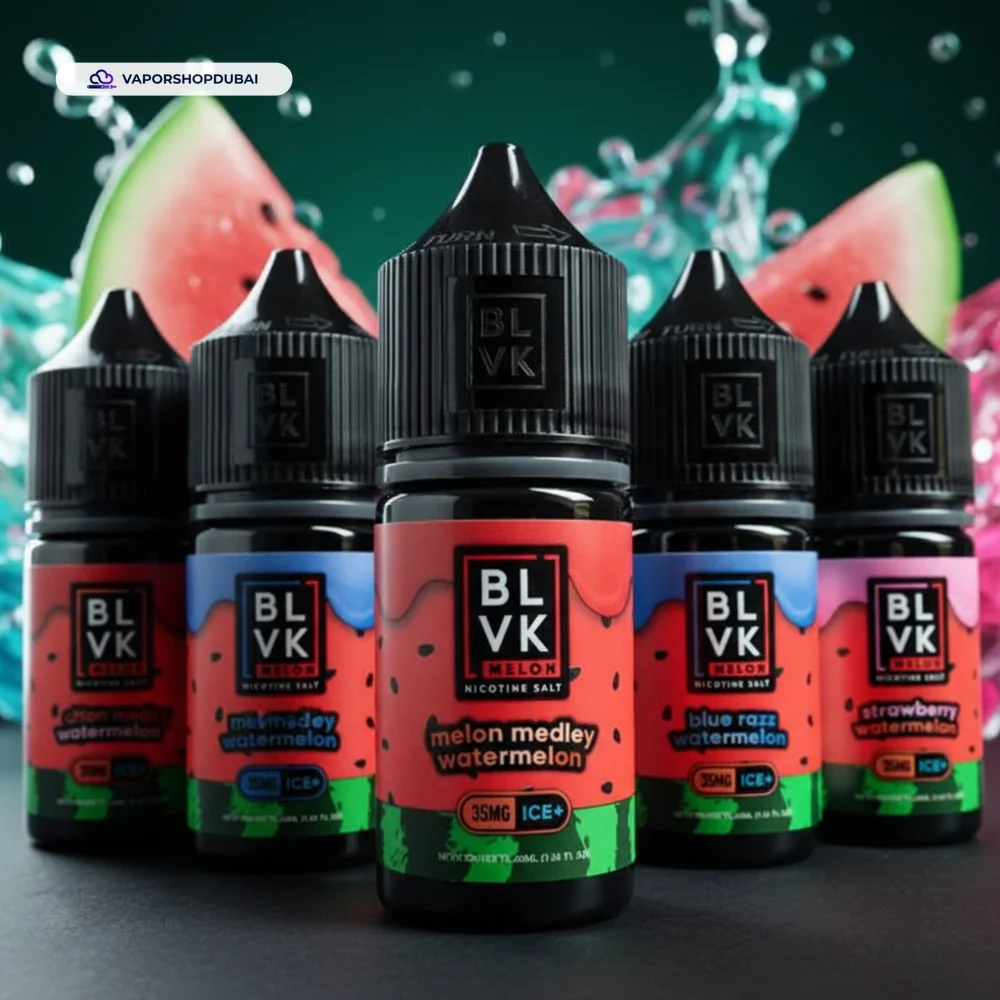 BLVK Melon Saltnic Ice 30ml E-Liquid In UAE 7 BLVK Melon Saltnic Ice 30ml in UAE
