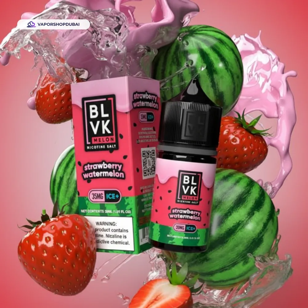 BLVK Melon Saltnic Ice 30ml E-Liquid In UAE 8 BLVK Melon Saltnic Ice 30ml in UAE