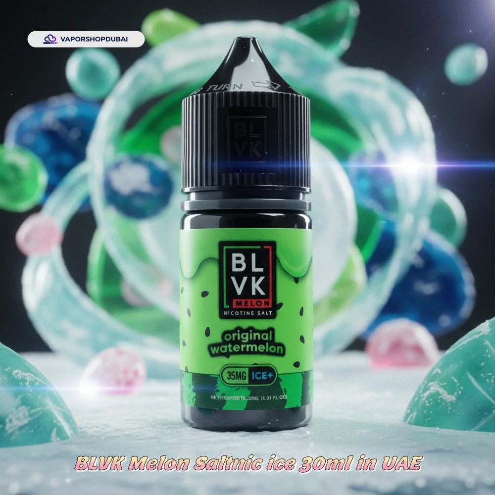BLVK Melon Saltnic Ice 30ml E-Liquid In UAE 1 BLVK Melon Saltnic Ice 30ml in UAE