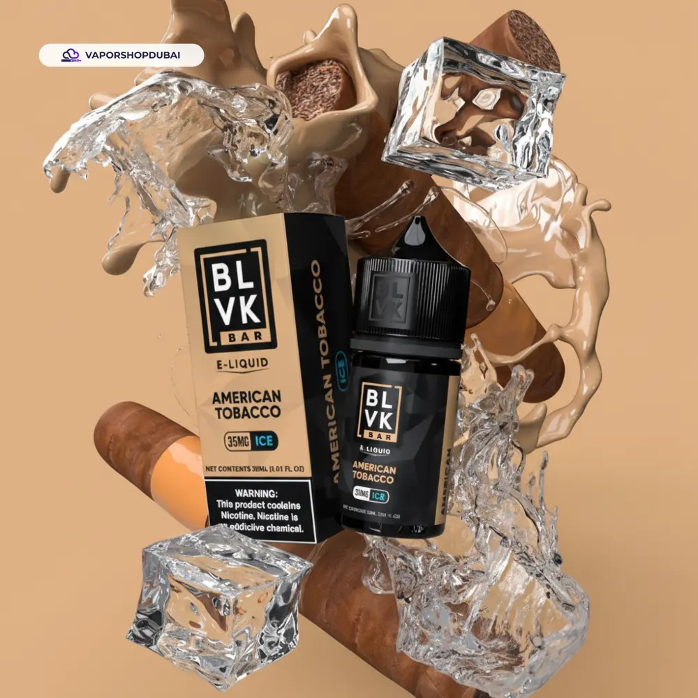 BLVK Nicotine Salt Vape In UAE 4 american-tobacco-ice