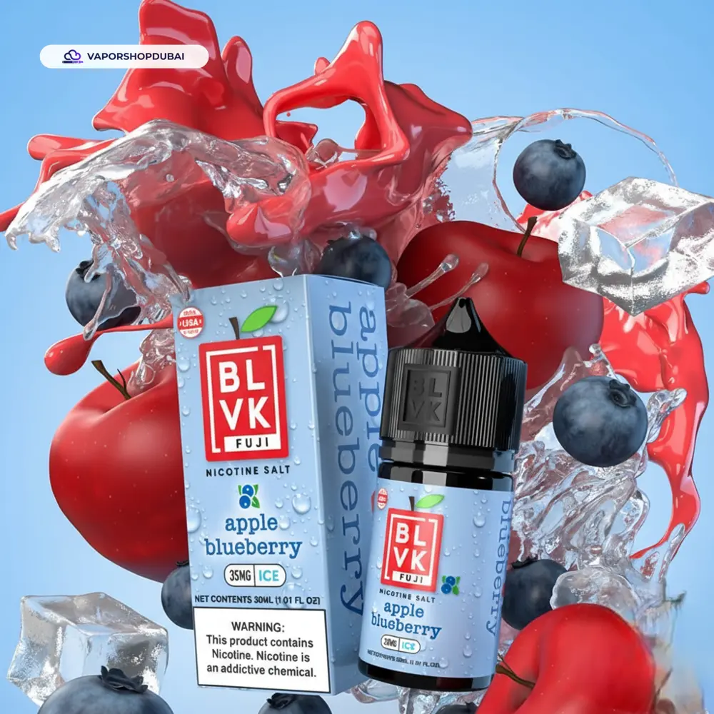 BLVK Nicotine Salt Vape In UAE 7 apple-blueberry-ice