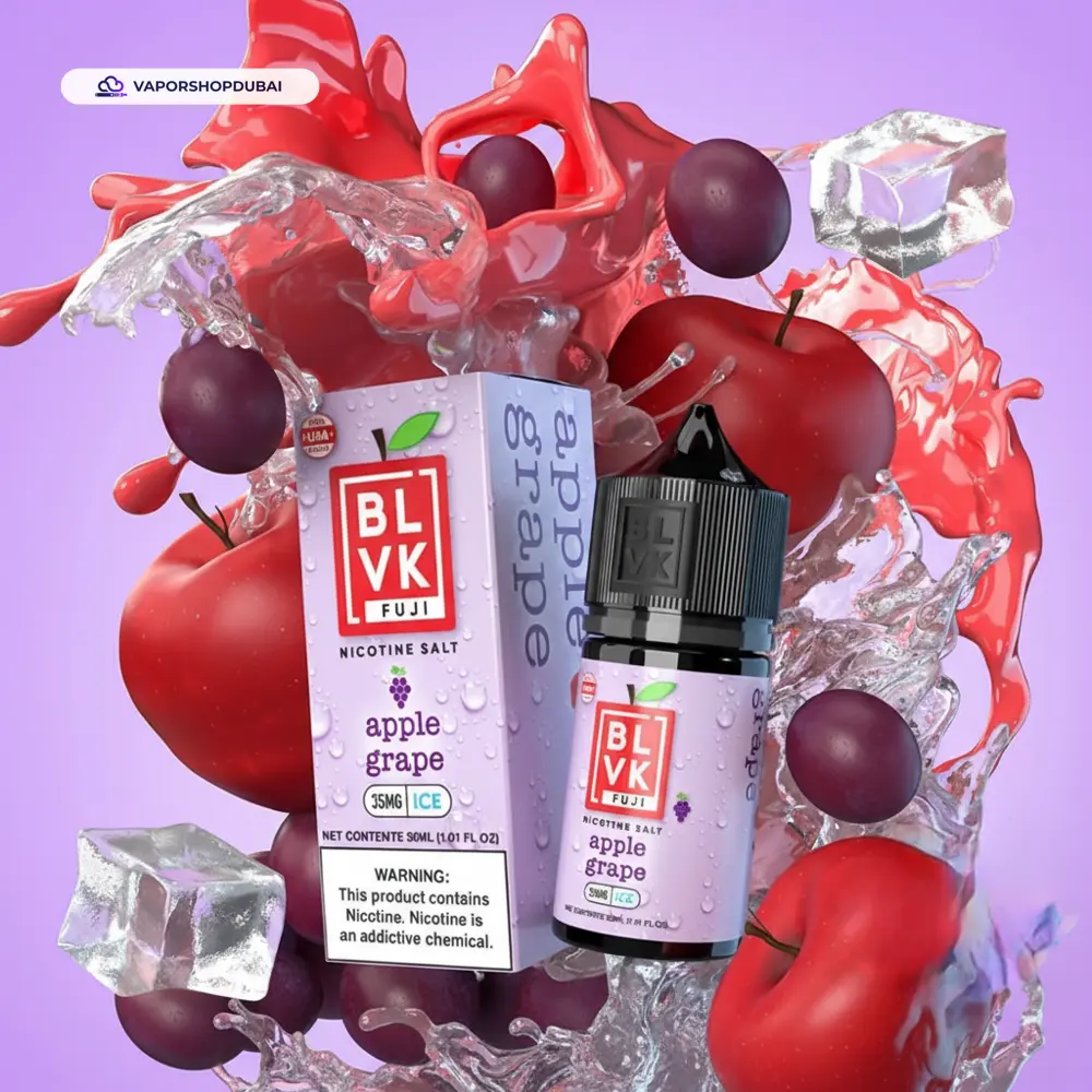 BLVK Nicotine Salt Vape In UAE 9 apple-grape-ice-blvk-fuji