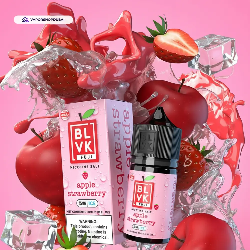 BLVK Nicotine Salt Vape In UAE 10 apple-strawberry-ice