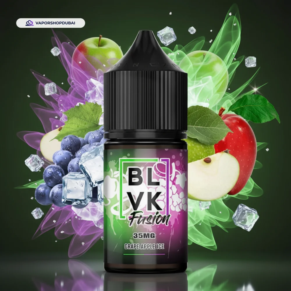 BLVK Nicotine Salt Vape In UAE 13 grape-apple-iec