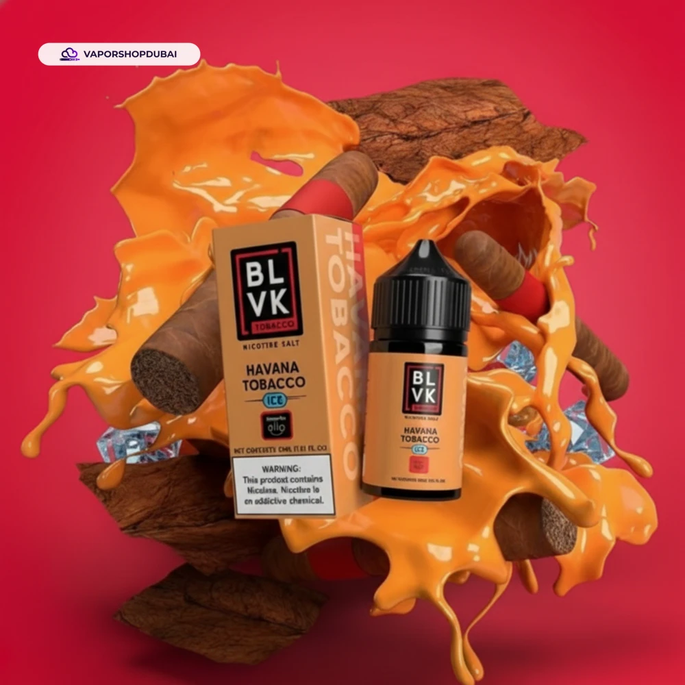 BLVK Nicotine Salt Vape In UAE 14 havana-tobacco-ice