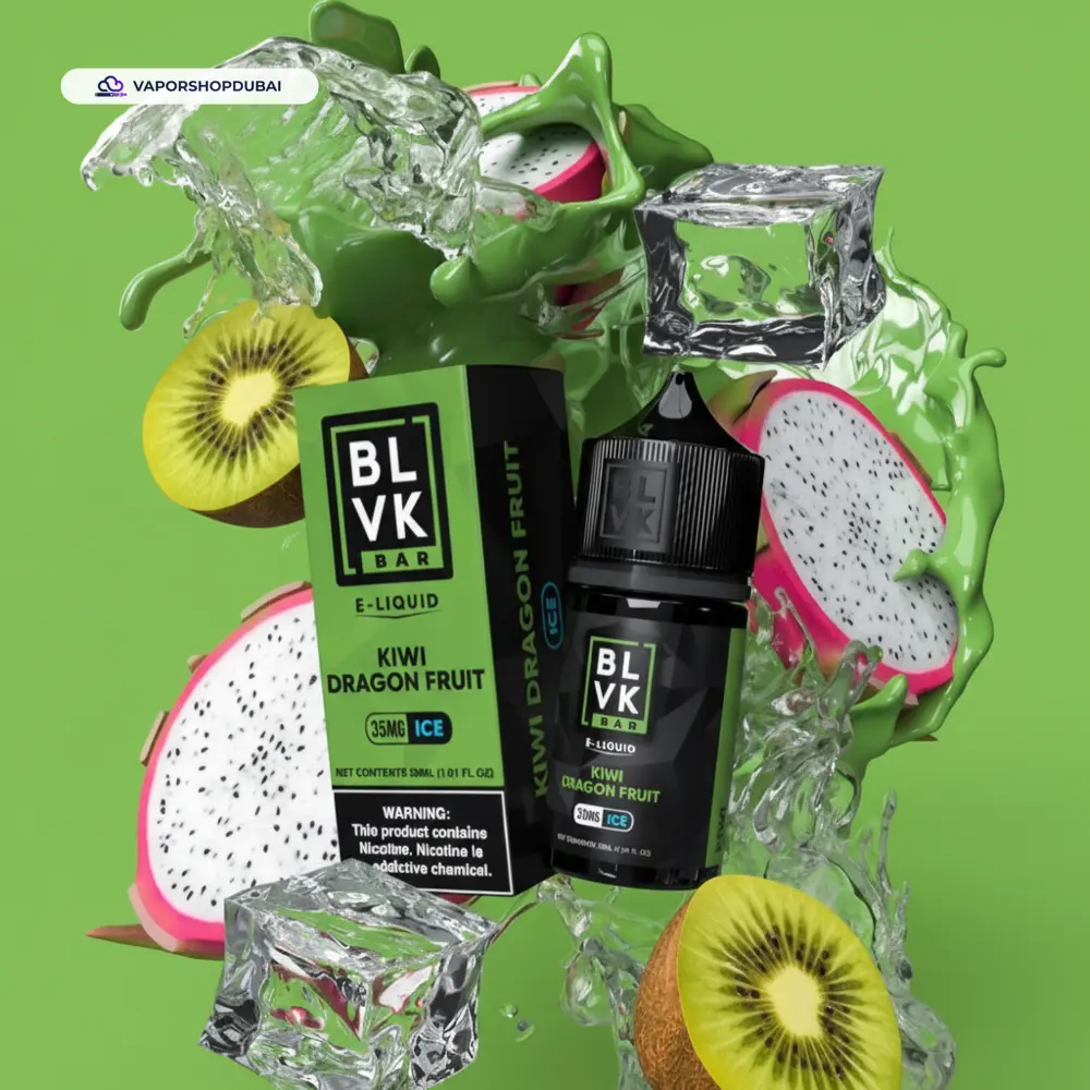 BLVK Nicotine Salt Vape In UAE 16 kiwi-dragon-fruit-ice