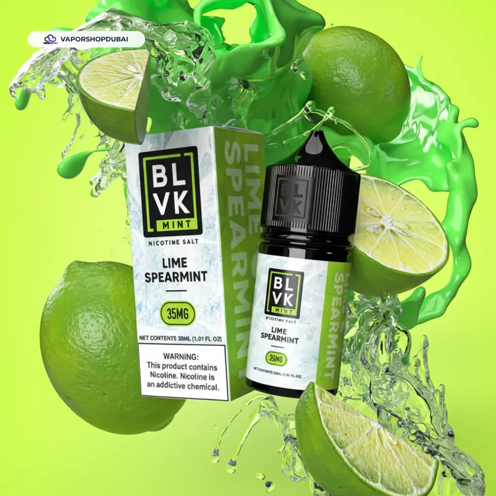 BLVK Nicotine Salt Vape In UAE 17 lime-spearmint