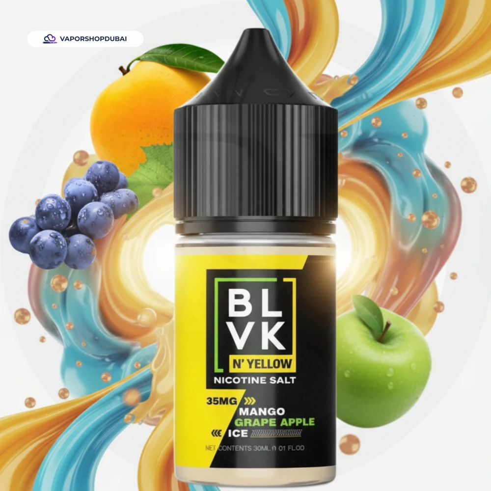 BLVK Nicotine Salt Vape In UAE 19 mango-grape-apple-ice