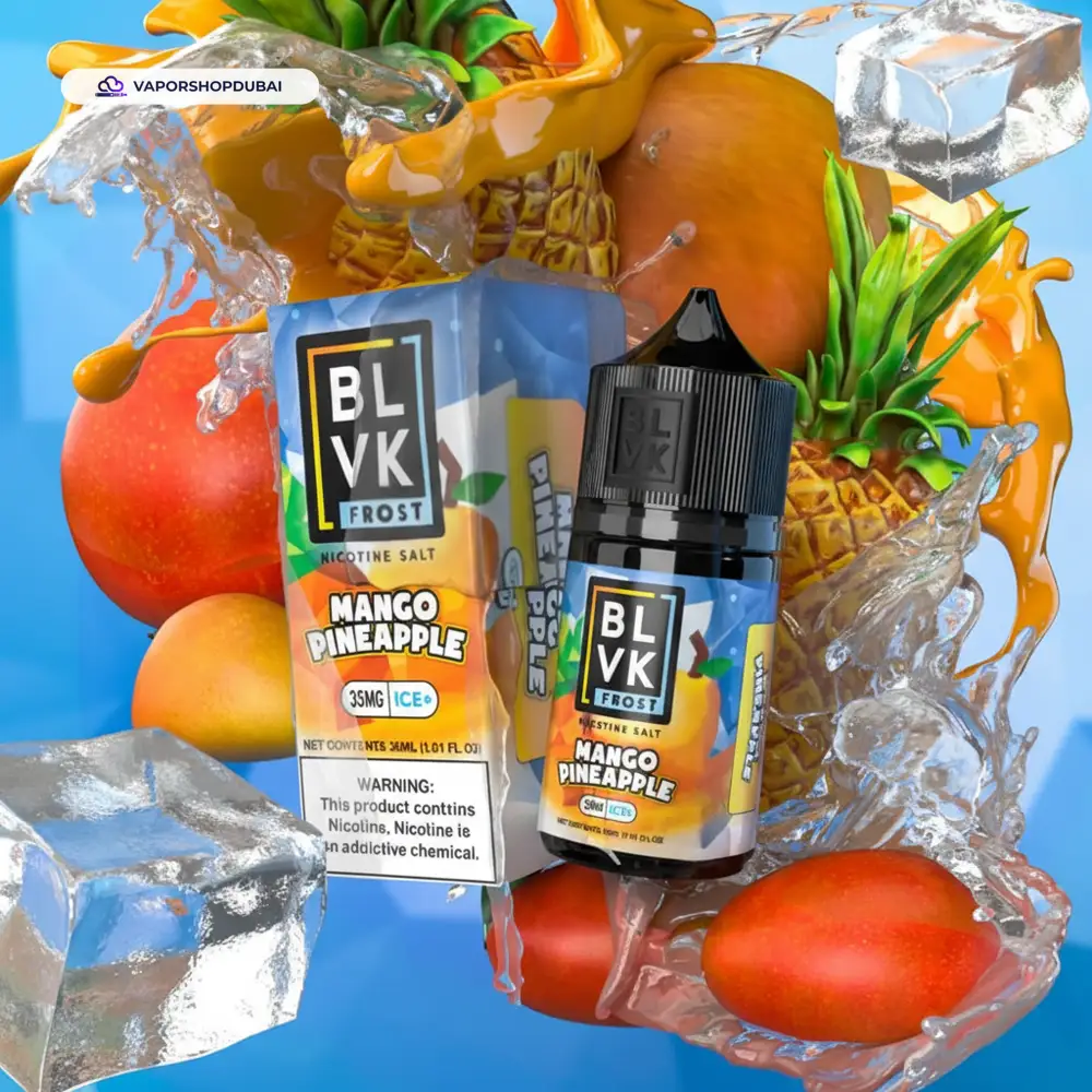 BLVK Nicotine Salt Vape In UAE 20 mango-pineapple-ice