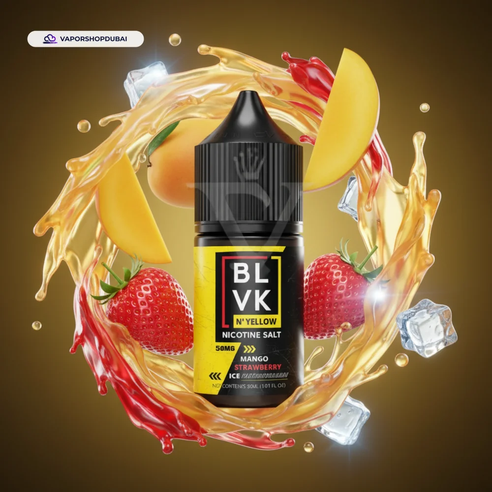 BLVK Nicotine Salt Vape In UAE 21 mango-strawberry-ice