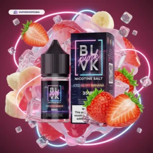 BLVK Unicorn Salt Iced Berry banana by BLVK Pink Salt Series 30ml