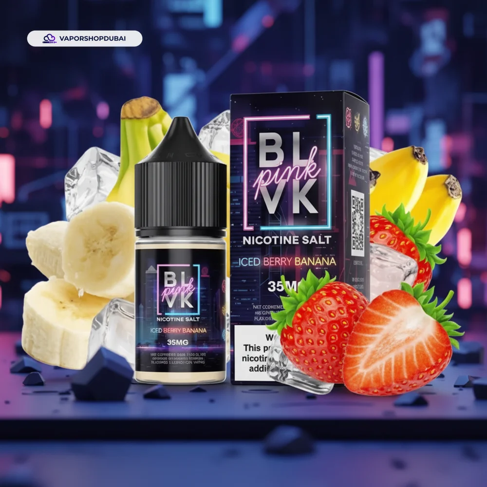 BLVK Unicorn Salt Iced Berry banana by BLVK Pink Salt Series 30ml 2 Premium