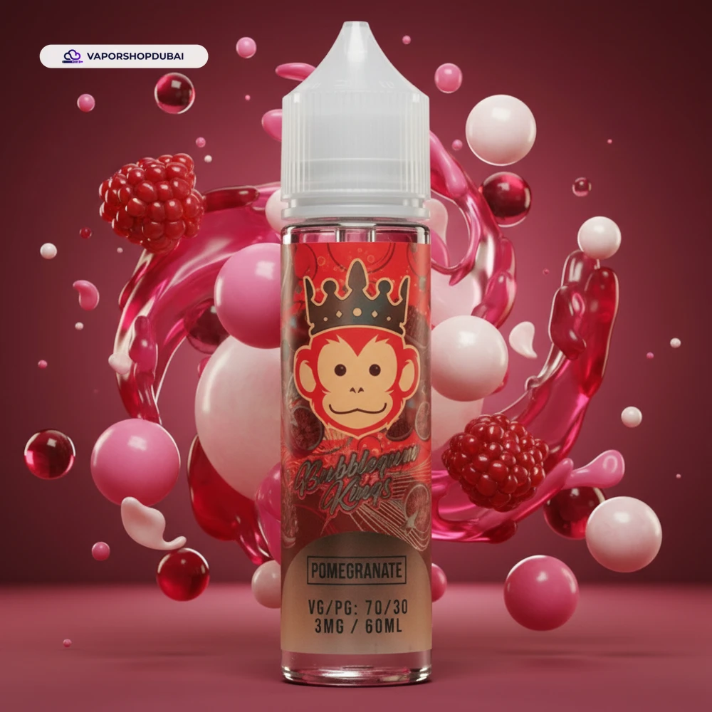 BUBBLEGUM KINGS POMEGRANATE 60ML (FREEBASE) 2 BUBBLEGUM KINGS POMEGRANATE 60ML (FREEBASE) Best Price Dubai