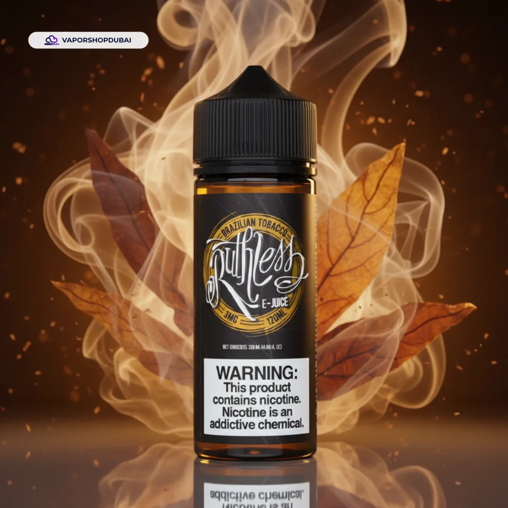 Brazilian Tobacco By Ruthless 120ml E-Liquid In UAE 1 Buy Authentic Brazilian Tobacco By Ruthless 120ml In UAE