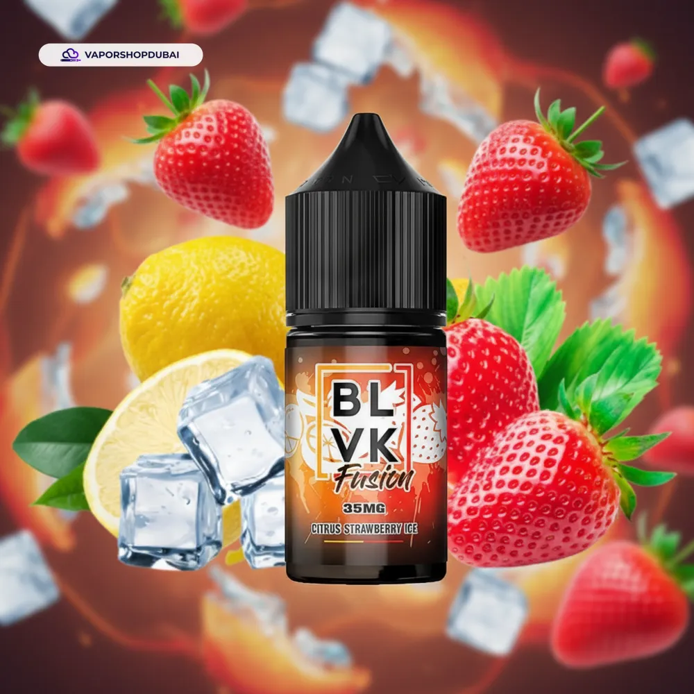 Buy Authentic Citrus Strawberry Ice Blvk Fusion Salt 30ml In Dubai UAE 2 Premium