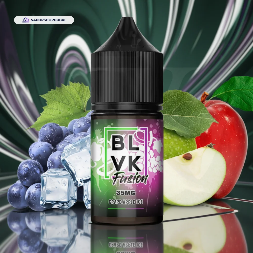 Grape Apple Ice Blvk Fusion Salt 30ml E-Liquid In UAE 2 Premium