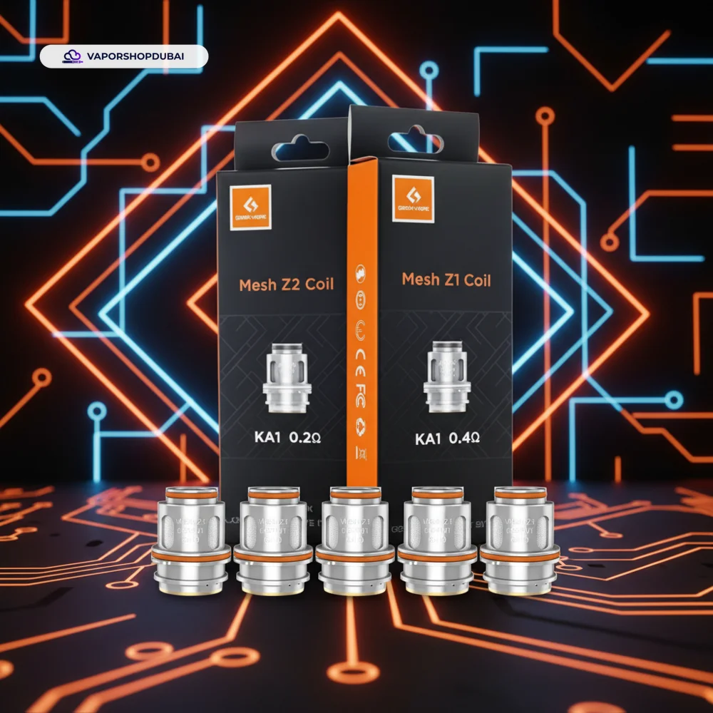 Geekvape Zeus Sub Ohm Mesh Coils (5-Pack) Replacement Coil In UAE 1 Buy Online Geekvape Zeus Sub Ohm Mesh Coils (5-Pack)