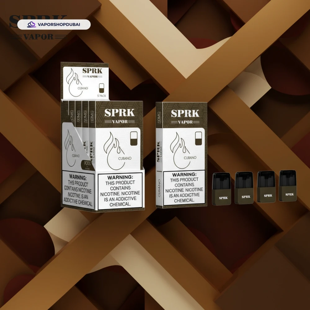 SPRK Vapor V4 Pods (Compatible with Myle V4 Pod System) Pod Kit In UAE 3 cubano