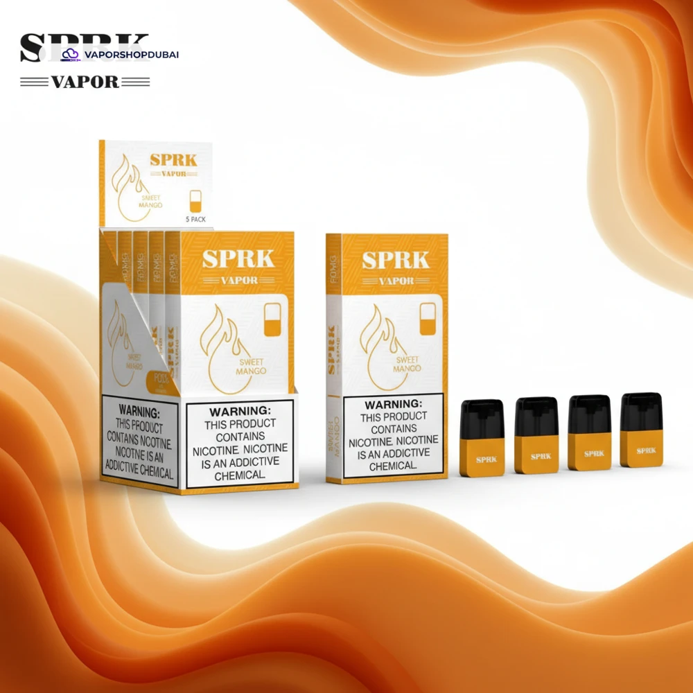 SPRK Vapor V4 Pods (Compatible with Myle V4 Pod System) Pod Kit In UAE 10 sweet-mango