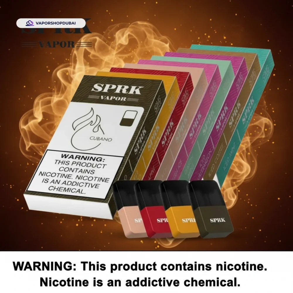 SPRK Vapor V4 Pods (Compatible with Myle V4 Pod System) Pod Kit In UAE 2 sweet-tobacco