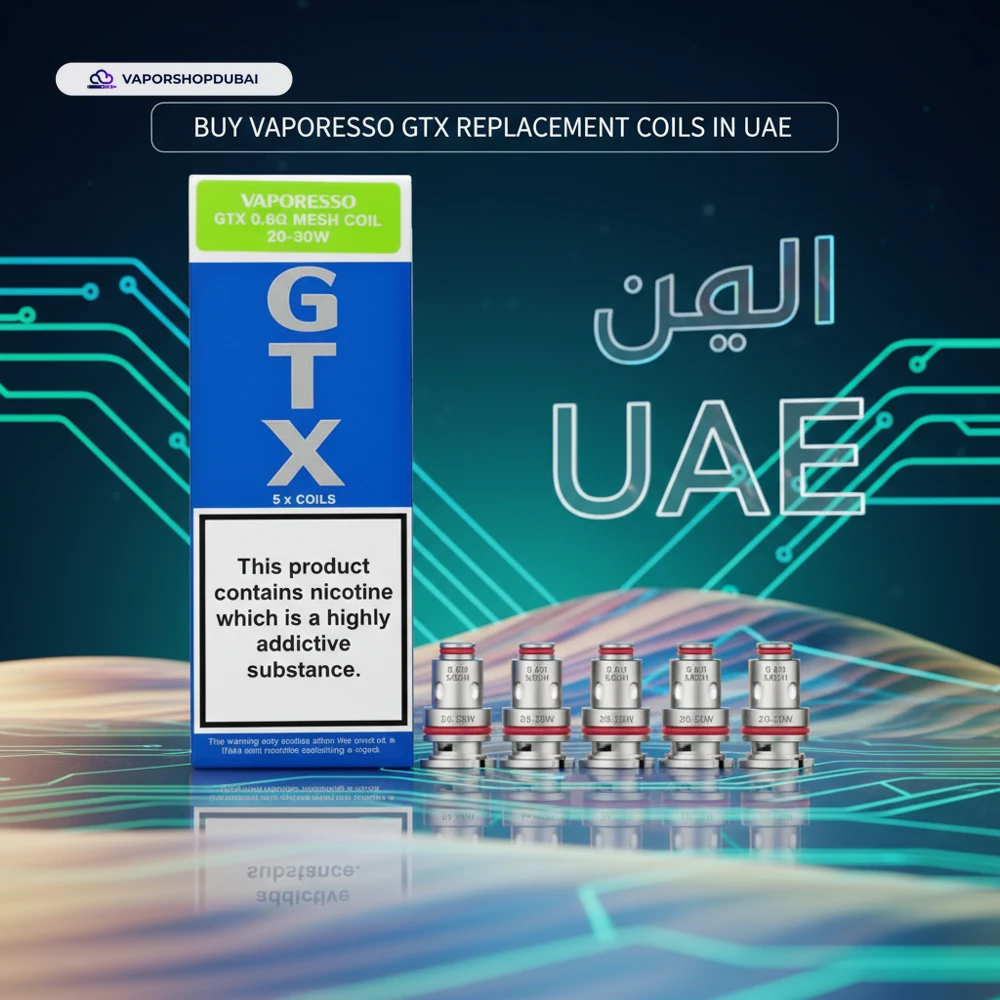 VAPORESSO GTX REPLACEMENT COILS In UAE 8 BUY VAPORESSO GTX REPLACEMENT COILS IN UAE