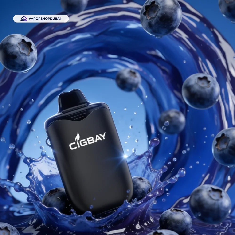 Cigbay 26000 Puffs Disposable Vape Kit 20mg in the UAE 24 blueberry