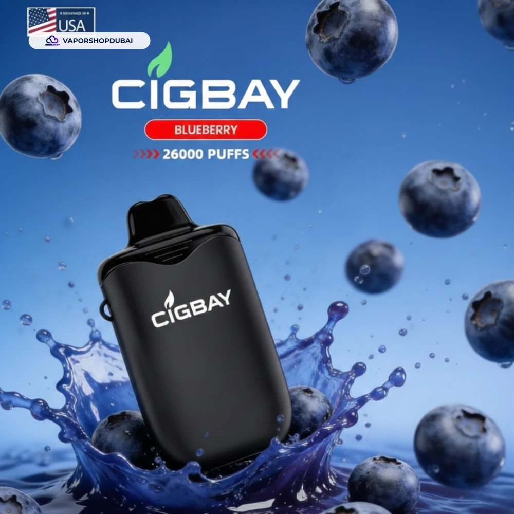 Cigbay 26000 Puffs Disposable Vape Kit 20mg in the UAE 11 Cigbay 26000 Puffs Disposable Vape Kit 20mg in the UAE
