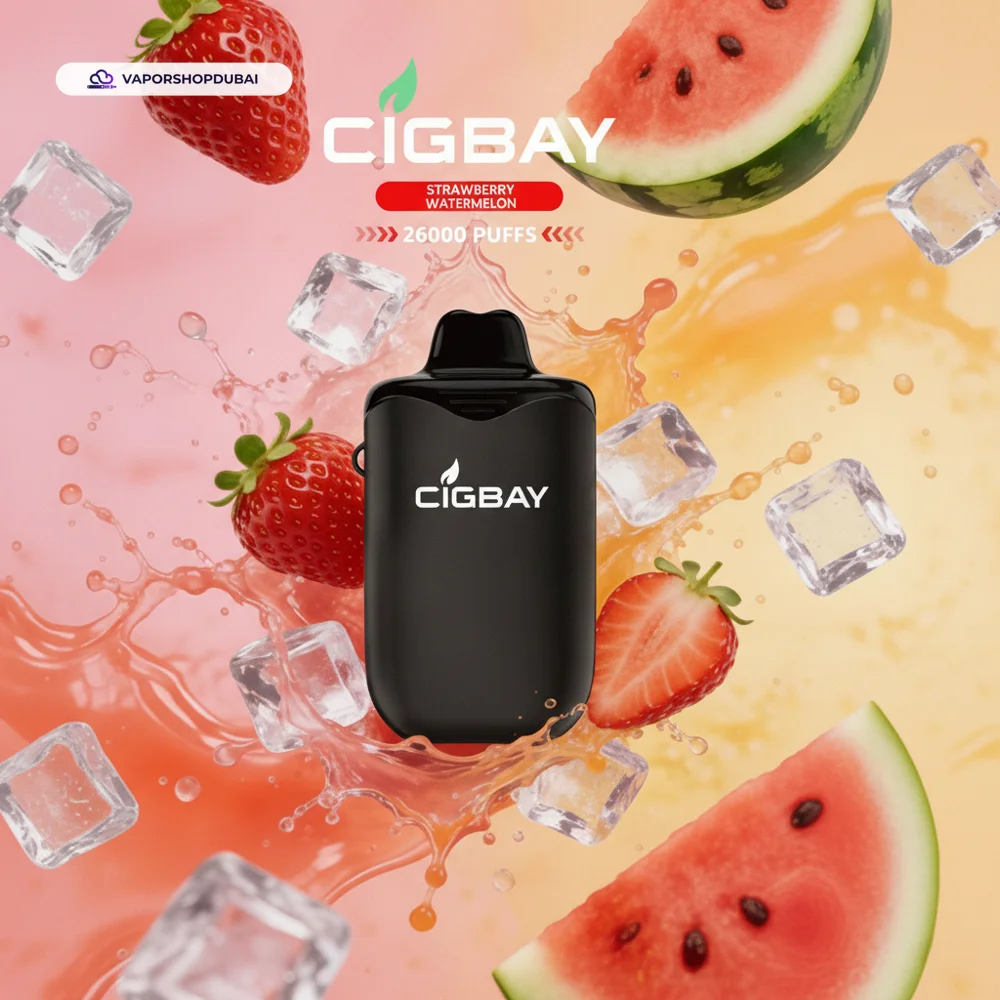 Cigbay 26000 Puffs Disposable Vape Kit 20mg in the UAE 14 Cigbay 26000 Puffs Disposable Vape Kit 20mg in the UAE