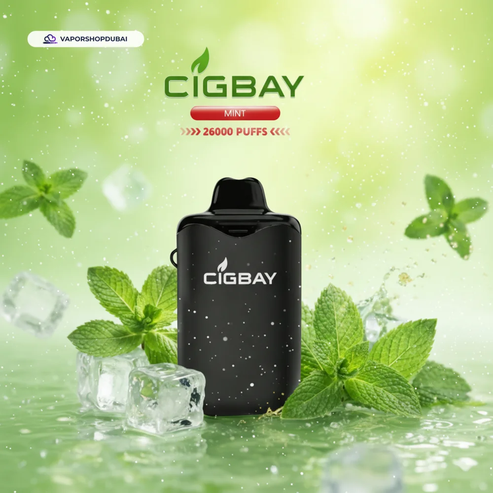 Cigbay 26000 Puffs Disposable Vape Kit 20mg in the UAE 16 Cigbay 26000 Puffs Disposable Vape Kit 20mg in the UAE
