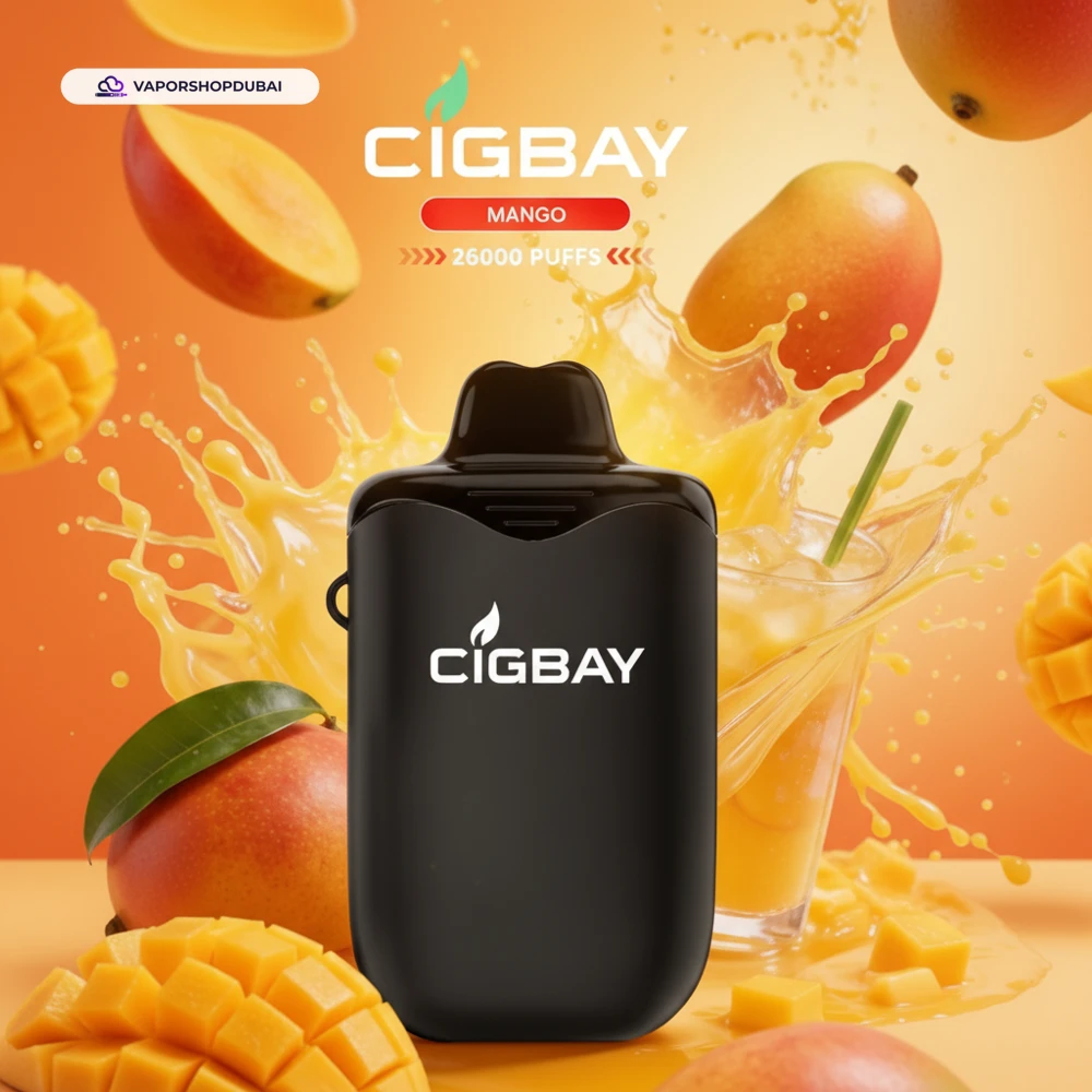 Cigbay 26000 Puffs Disposable Vape Kit 20mg in the UAE 17 Cigbay 26000 Puffs Disposable Vape Kit 20mg in the UAE