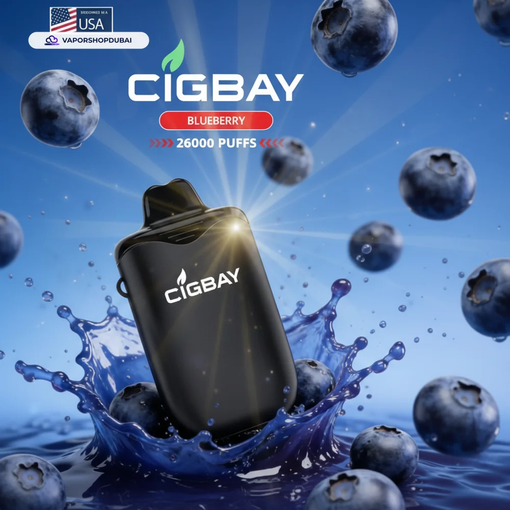 Cigbay 26000 Puffs Disposable Vape Kit 20mg in the UAE 22 Cigbay 26000 Puffs Disposable Vape Kit 20mg in the UAE