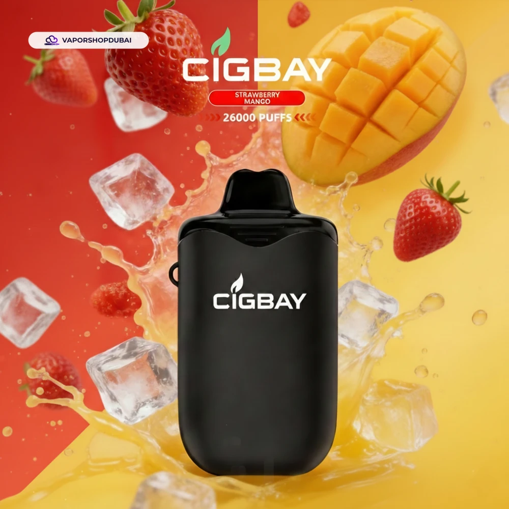 Cigbay 26000 Puffs Disposable Vape Kit 20mg in the UAE 4 Cigbay 26000 Puffs Disposable Vape Kit 20mg in the UAE