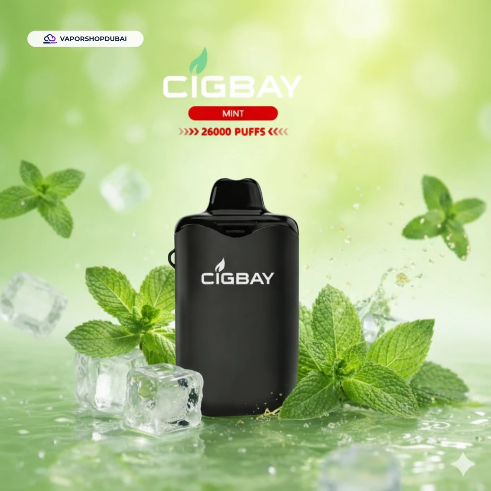 Cigbay 26000 Puffs Disposable Vape Kit 20mg in the UAE 5 Cigbay 26000 Puffs Disposable Vape Kit 20mg in the UAE